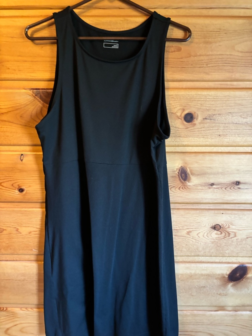 Eddie Bauer Black Sleeveless Midi Dress
